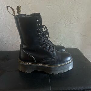 Dr Marten Jadon Hi Platform Combat Boots